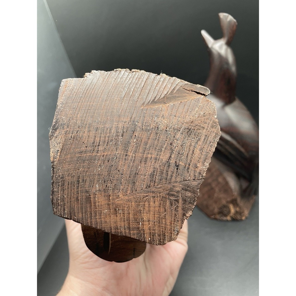 Vtg Pair of Elegant Ironwood Quail Sculptures/Figurines - Picture 12 of 13